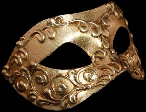 Colombina style Carnival Mask