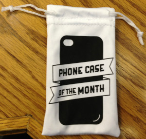 This is what the cases come in each month.
